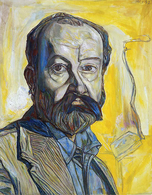 Милица Стевановић, Портрет вајара Војина Стојића, 1992.